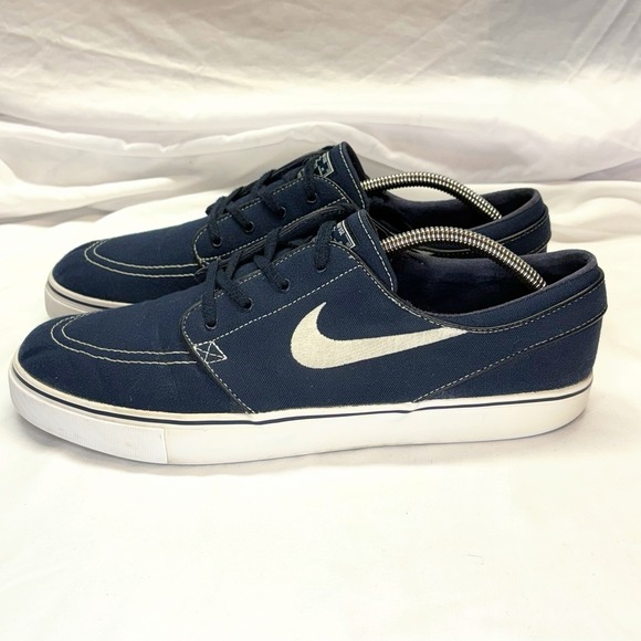 Nike Stefan Janoski Zoom Air 615957-414 Men's Sz 11.5 Blue White Skate Shoes - Picture 3 of 16